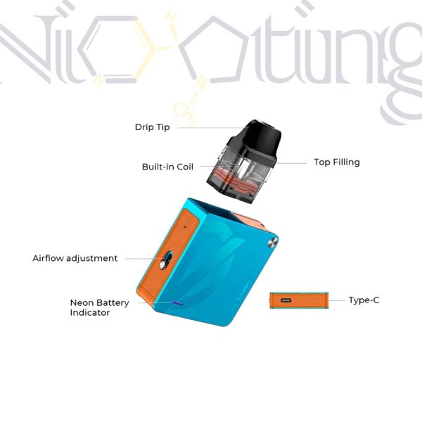 پاد ویپرسو xros 3 nano آبی
