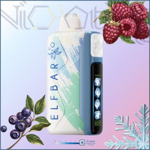 پاد یکبار مصرف الف بار بلوبری رزبری یخ 30000 پاف مدل ICE KING