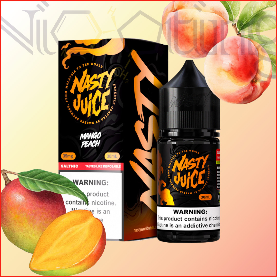 Nasty salt 30ml mango peach سالت نستی انبه هلو 30 میلی لیتر(Nasty)