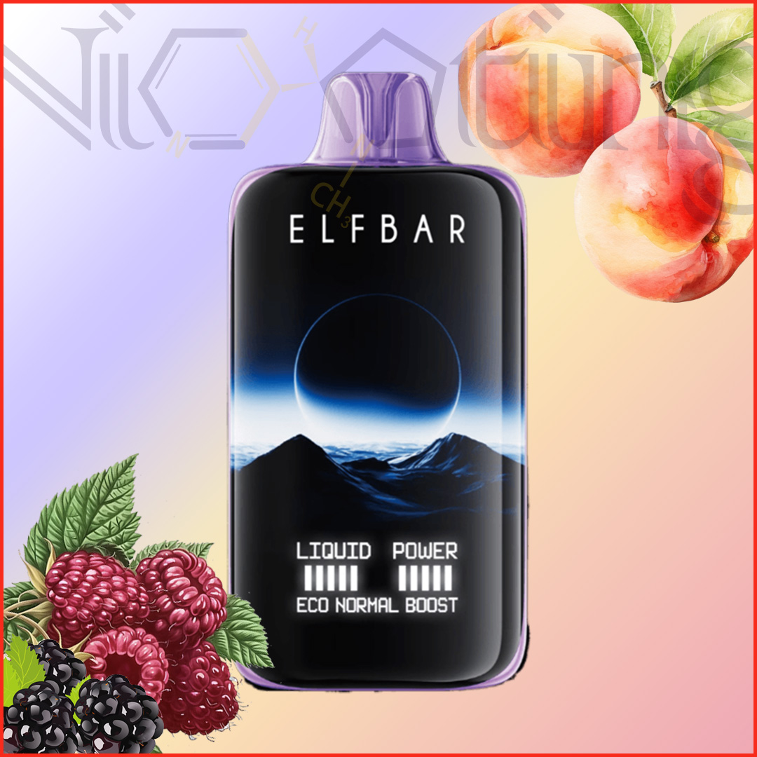 Elfbar 40k moonnight peach berry پاد یکبار مصرف الف بار هلو بری 40000 پاف