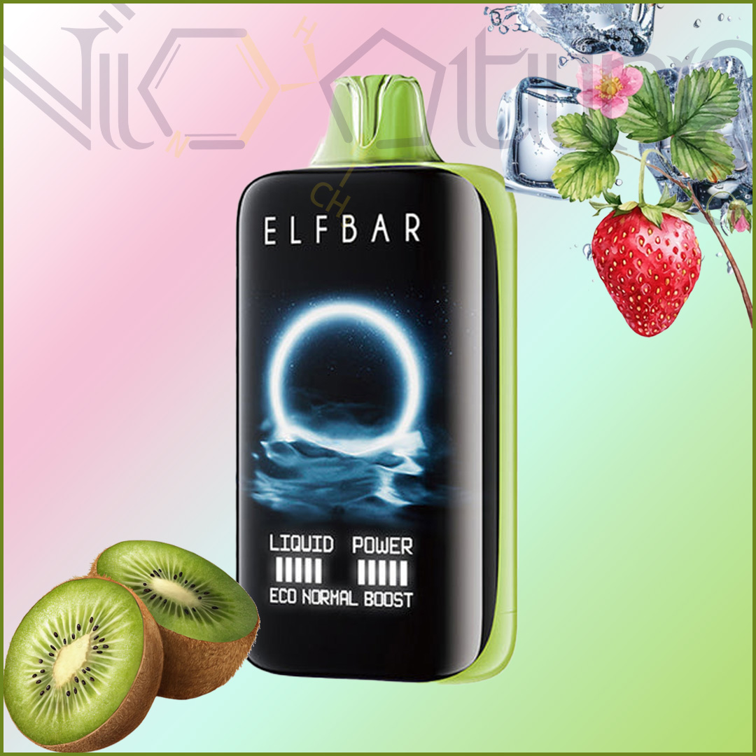 Elfbar 40k moonnight strawberry kiwi ice پاد یکبار مصرف الف بار توت فرنگی کیوی یخ 40000 پاف