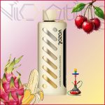 پاد یکبار مصرف موز گیلاس 25 هزار پاف نیکوتین پایین(VOZOL)
