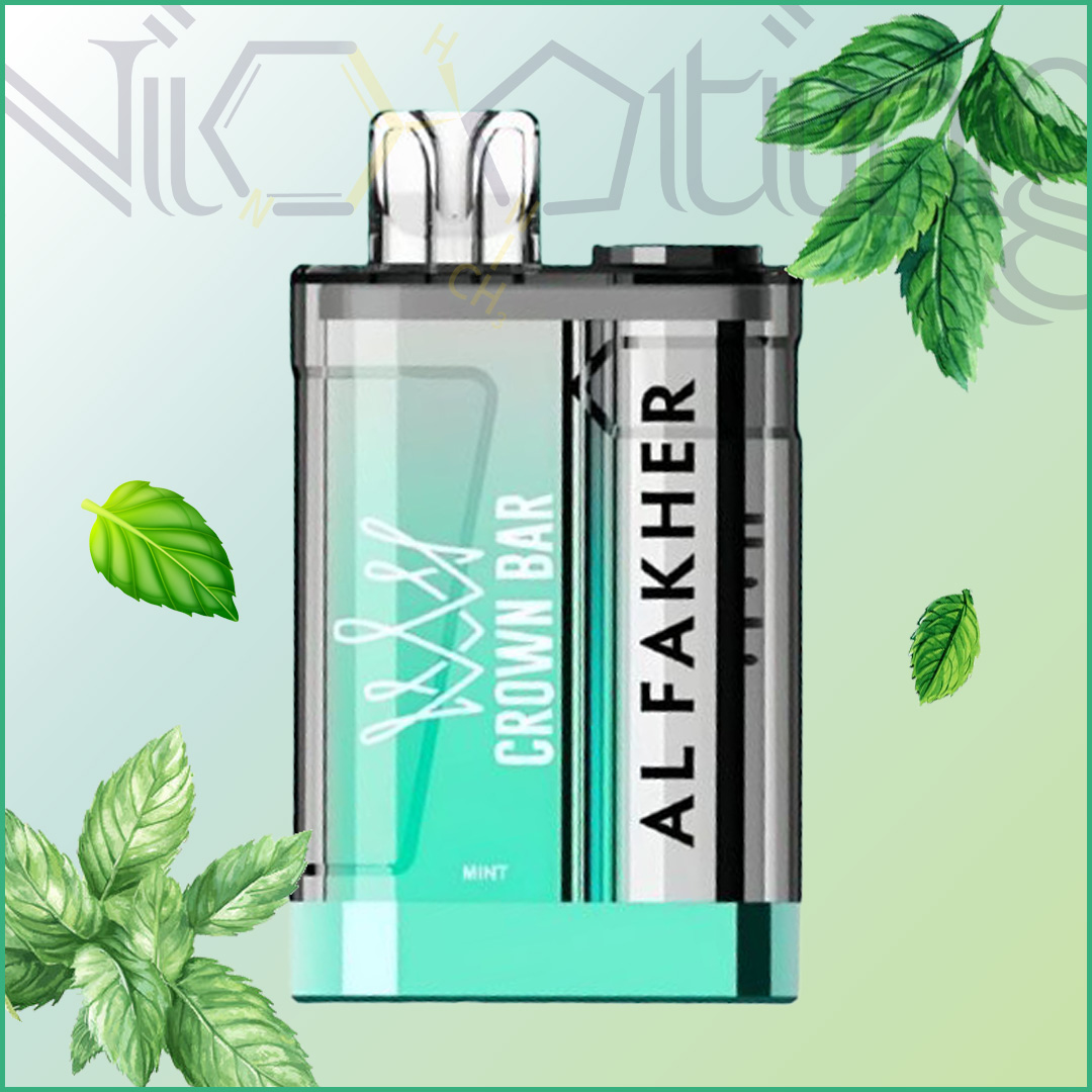 Al fakher 9000 mint پاد یکبار مصرف الفاخر نعنا 9000 پاف