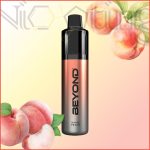 پاد یکبار مصرف هلوی سفید 6000 هزار پاف نیکوتین پایین بیاند (Beyond) white peach