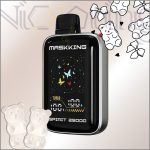 پاد یکبار مصرف MK Maskking پاستیل خرسی سفیدwhite gummy bear 25000 پاف