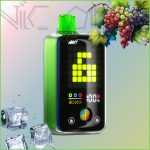 پاد یکبار مصرف نستی بار انگور یخ 22000 پاف (nasty grape ice)