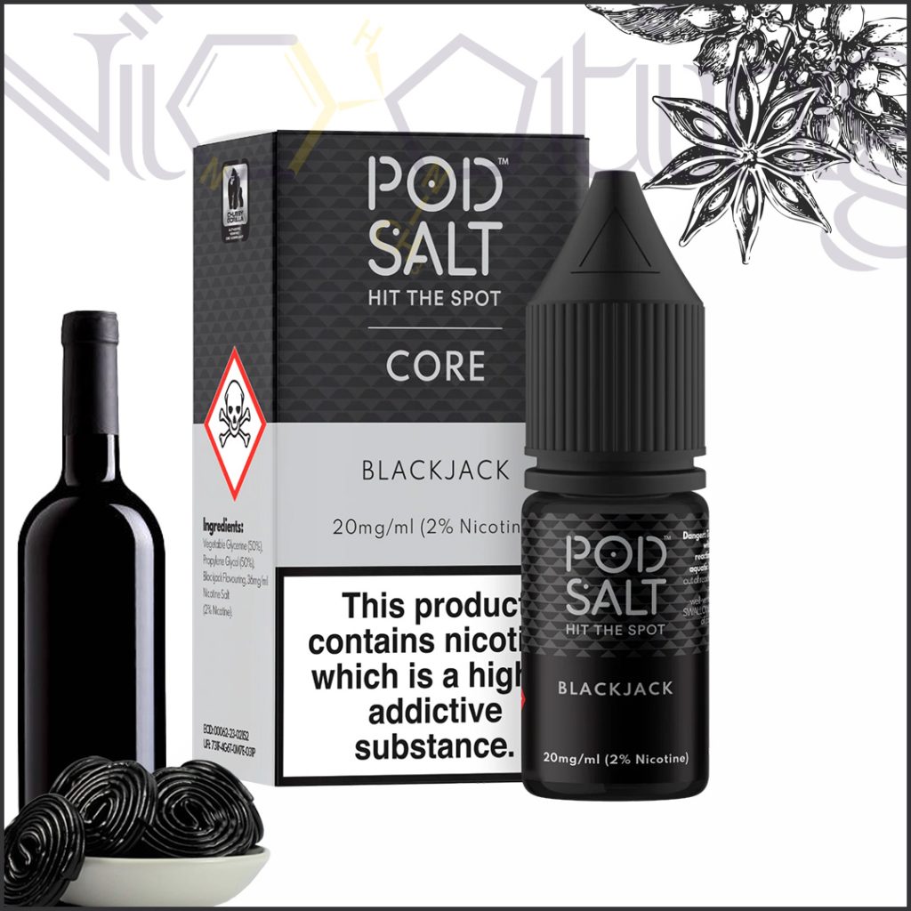 سالت پادسالت بلک جک انیسون شیرین بیان 30 میلی لیتر( Podsalt blackjack 30ml salt)