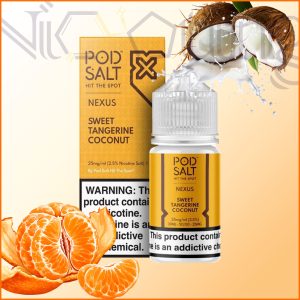 سالت نارگیل نارنگی شیرین برند پاد سالت(Pod Salt Sweet tangerine Coconut)