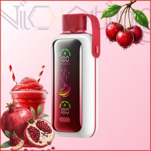 پاد یکبار مصرف وزول استار یخ در بهشت گیلاس انار 20000 پاف ( Vozol Star cherry pomegranate slush)