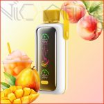 پاد یکبار مصرف وزول استار یخ در بهشت انبه هلو 20000 پاف ( Vozol Star mango peach slush)