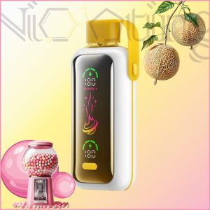 پاد یکبار مصرف وزول طالبی آدامس بادکنکی 20000 پاف ( Vozol melon bubblegum)