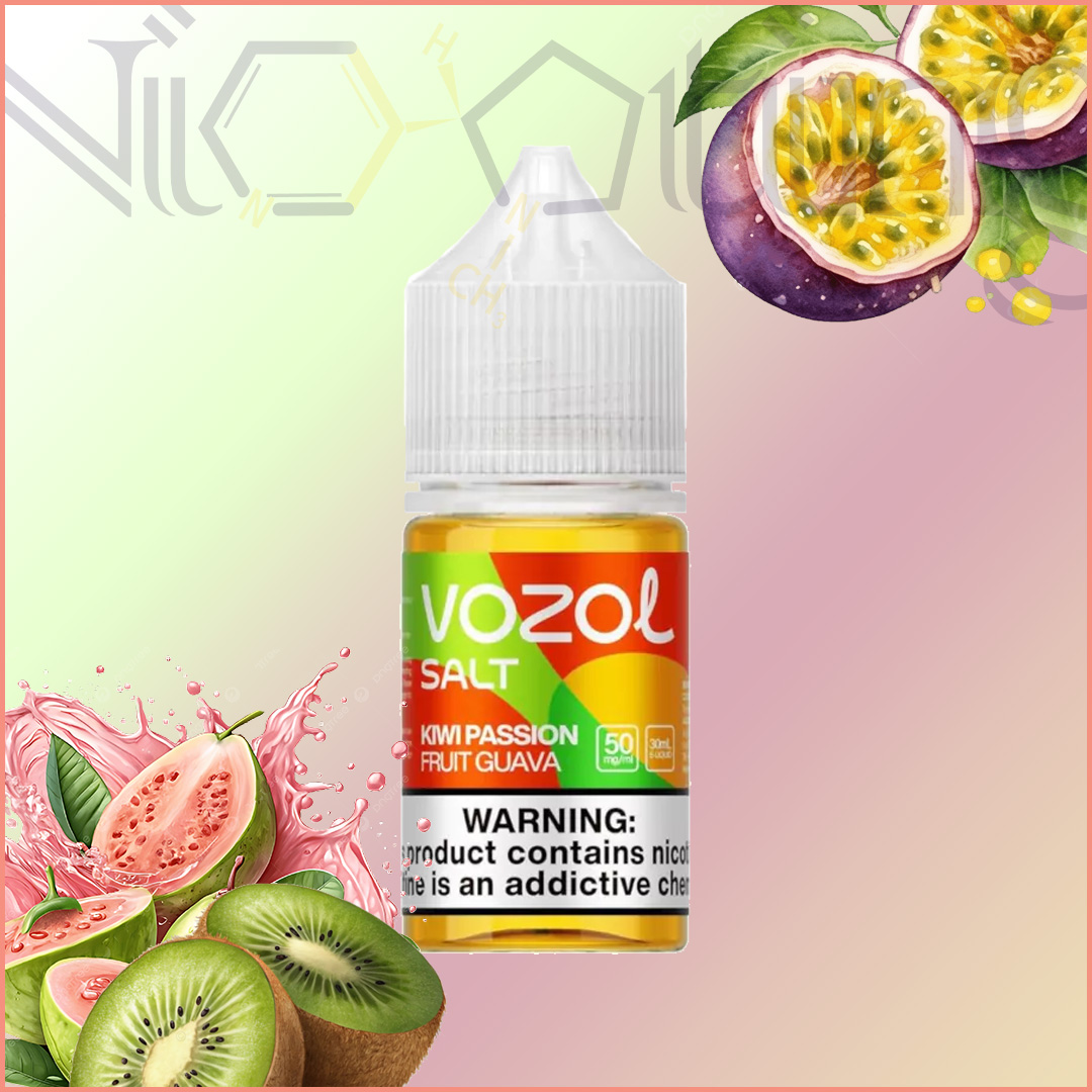 Vozol salt kiwi passionfruit guava سالت وزول کیوی پشن فروت گواوا 30 میلی لیتر(Vozol)