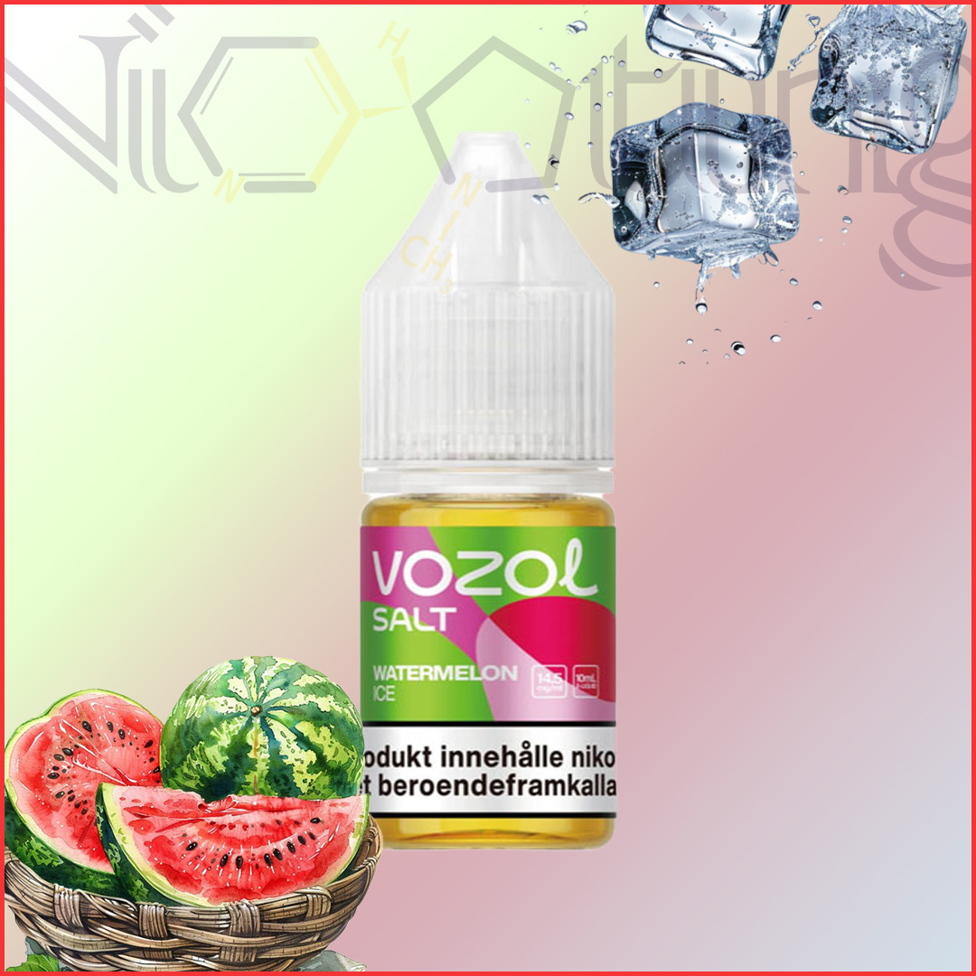 Vozol salt watermelon ice سالت وزول هندوانه یخ 30 میلی لیتر(Vozol)