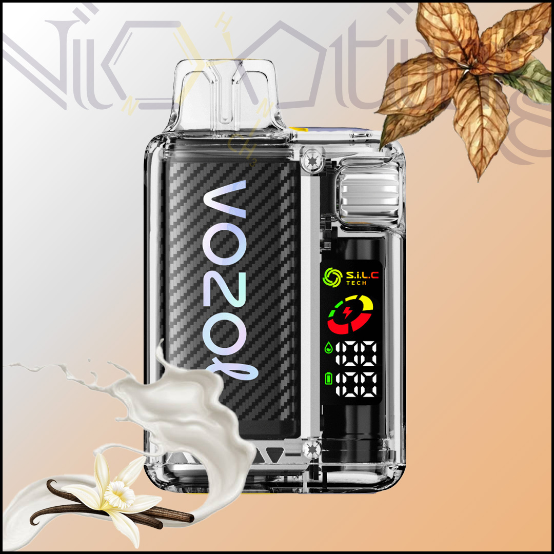 Vozol vista 20k vanicream tobacco پاد یکبار مصرف وزول ویستا وانیل خامه تنباکو 20000 پاف ( Vozol Vista Vanicream Tobacco)