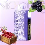 پاد یکبار مصرف الف بار نیک کینگ شاه توت ذغال اخته 30000 پاف (Elfbar nicking 30k blackberry cranberry)