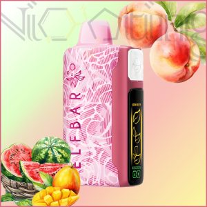 پاد یکبار مصرف الف بار نیک کینگ انبه هلو هندوانه 30000 پاف (Elfbar nicking 30k mango peach watermelon)