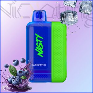 پاد یکبار مصرف نستی بولت بلوبری یخ 50000 پاف(Nasty Bolt 50k blueberry ice)