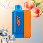 پاد یکبار مصرف نستی بولت هلو یخ 50000 پاف(Nasty Bolt 50k peach Ice)