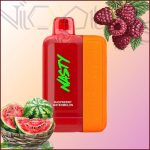 پاد یکبار مصرف نستی بولت رزبری هندوانه 50000 پاف(Nasty Bolt 50k raspberry watermelon)