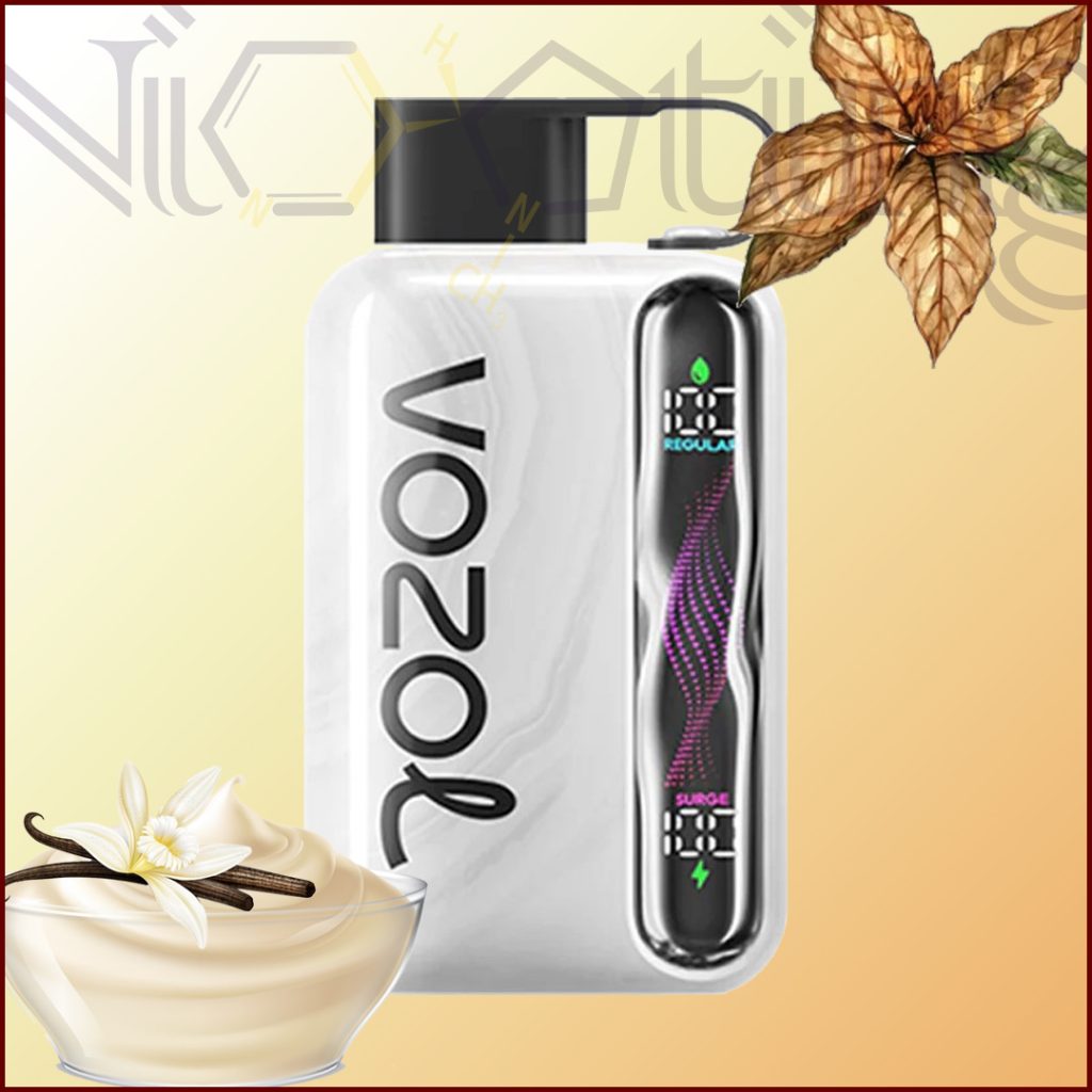 پاد یکبار مصرف وزول استار وانیل کاستارد تنباکو وی سی تی 40000 پاف(VOZOL star 40k VCT)