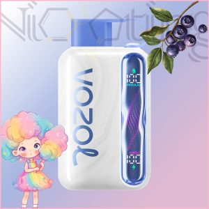 پاد یکبار مصرف وزول استار بلوبری پشمک 40000 پاف(VOZOL star 40k blue cotton candy)