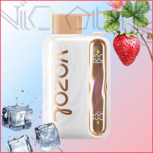 پاد یکبار مصرف وزول استار توت فرنگی یخ 40000 پاف(VOZOL star 40k strawberry ice)