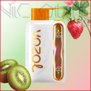 پاد یکبار مصرف وزول استار توت فرنگی کیوی 40000 پاف(VOZOL star 40k strawberry kiwi)