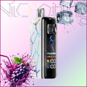 پاد یکبار مصرف دووپو آیس انگور یخ 40000 پاف نیکوتین و یخ قابل تنظیم ( Dovpo Ice 40k chilled grape)