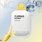 پاد یکبار مصرف بدون نیکوتین فلربار بیمکس موز یخ 3500 پاف (Flerbar Baymax 3500 puffs Banana Ice)