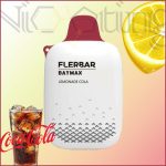 پاد یکبار مصرف بدون نیکوتین فلربار بیمکس نوشابه لیموناد 3500 پاف (Flerbar Baymax 3500 puffs Lemonade Cola)