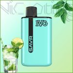 پاد یکبار مصرف IVG نعنای تازه موهیتو 3000 پاف (IVG SAVR 3000 puffs Fresh Menthol Mojito)