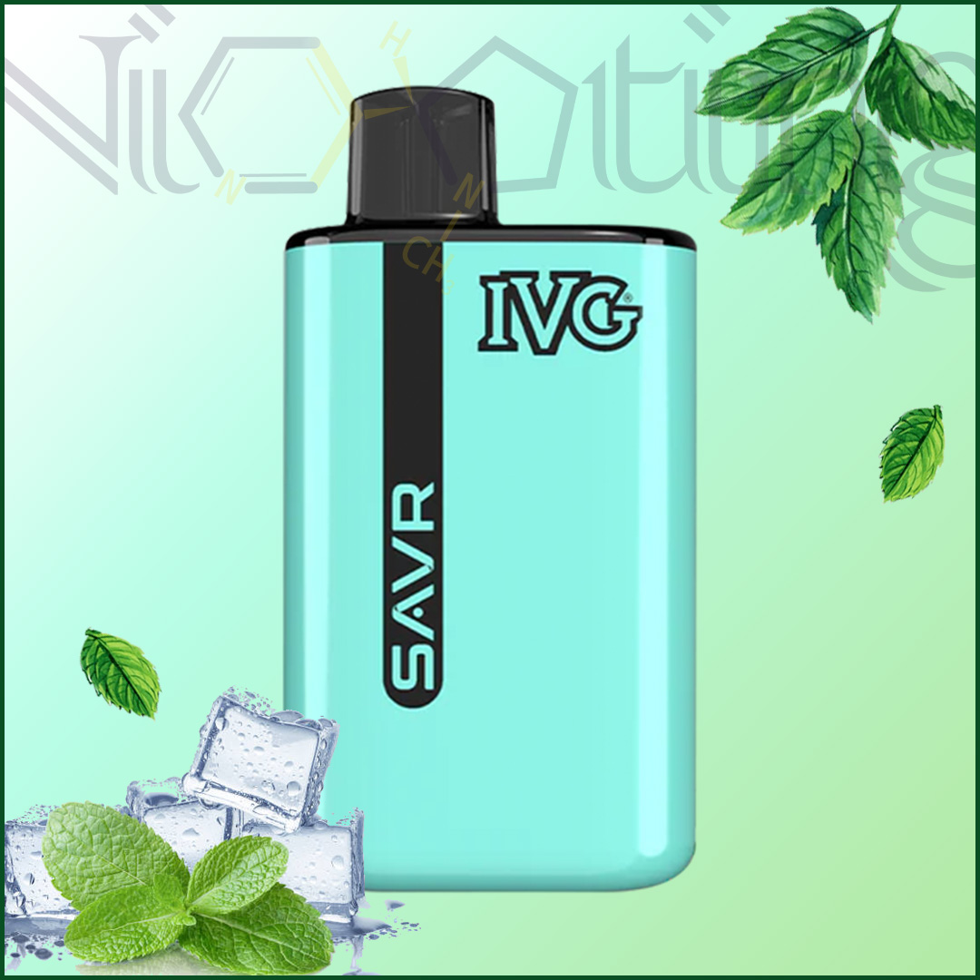 IVG SAVR 3000 Menthol پاد یکبار مصرف IVG نعنا قرمز 3000 پاف (IVG SAVR 3000 puffs Menthol)