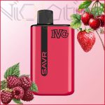 پاد یکبار مصرف IVG توت فرنگی رزبری گیلاس 3000 پاف (IVG SAVR 3000 puffs Strawberry Raspberry Cherry)