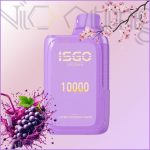 پاد یکبار مصرف ایزگو انگور شکوفه های گیلاس 10000 پاف (Isgo 10000 puffs Cherry Blossom Grape)