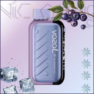 پاد یکبار مصرف وزول شیرین و خنک قابل تنظیم بلوبری یخ 50000 پاف (Vozol Gear ice&sweet 50k Blueberry Ice)