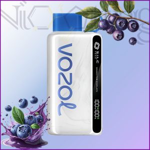 پاد یکبار مصرف وزول استار طوفان بلوبری 12000 پاف (Vozol Star 12k Blueberry Storm)