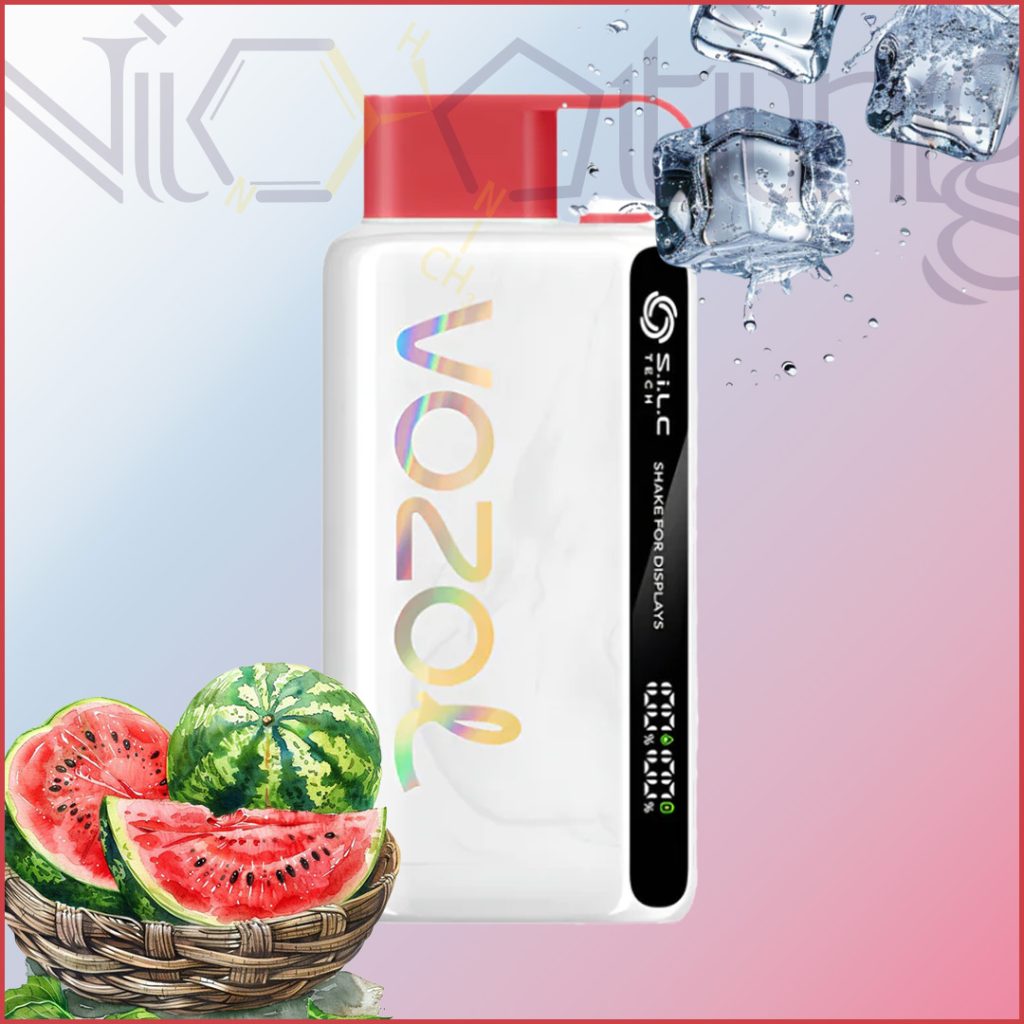پاد یکبار مصرف وزول استار هندوانه یخ 12000 پاف (Vozol Star 12k Watermelon Ice)
