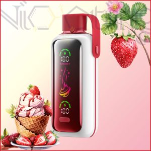پاد یکبار مصرف وزول استار بستنی توت فرنگی 20000 پاف(VOZOL star 20k Strawberry Ice cream)