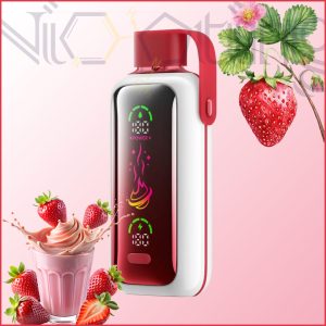 پاد یکبار مصرف وزول استار اسموتی توت فرنگی 20000 پاف(VOZOL star 20k Strawberry Smoothies)
