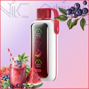 پاد یکبار مصرف وزول استار یخ دربهشت هندوانه بلوبری 20000 پاف(VOZOL star 20k Watermelon Blueberry Slush)