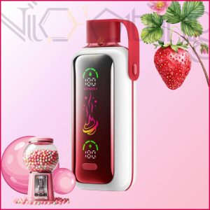 پاد یکبار مصرف وزول استار توت فرنگی آدامس 20000 پاف(VOZOL star 20k Strawberry Bubblegum)