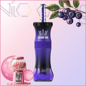 پاد ویپ یکبار مصرف الفاخر کلود ایکس بلوبری آدامس 60000 پاف(Al Fakher CloudX 60k Strawberry Blueberry Gum)