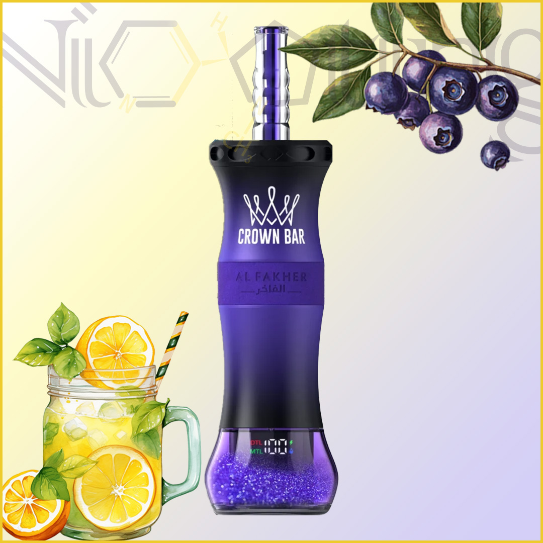 Al fakher 60k CloudX Blueberry Lemonade پاد ویپ یکبار مصرف الفاخر کلود ایکس بلوبری لیمو 60000 پاف(Al Fakher CloudX 60k Strawberry Magic Blueberry Lemonade)