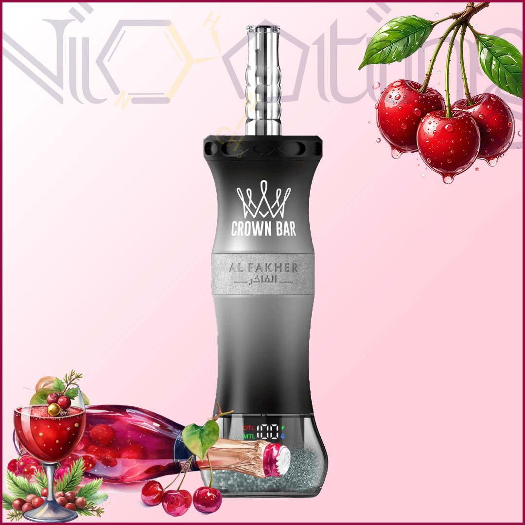 Al fakher 60k CloudX Cherry Fiesta پاد ویپ یکبار مصرف الفاخر کلود ایکس فستیوال گیلاس 60000 پاف(Al Fakher CloudX 60k Strawberry Magic Cherry Fiesta)