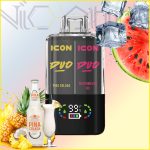 پاد یکبار مصرف 2 در 1 آیکون دوو پیناکولادا و هندوانه یخ 20000 پاف(Icon DUO 20k Pina colada watermelon Ice)