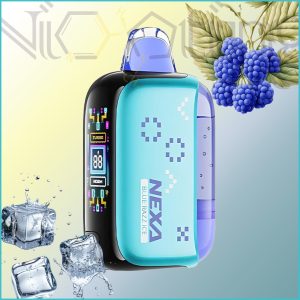 پاد یکبار مصرف نکسا پیکس مخزن شفاف رزبری آبی یخ 35000 پاف(Nexa Pix 35k Blue Razz Ice)
