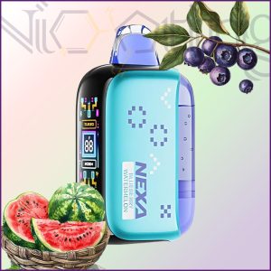 پاد یکبار مصرف نکسا پیکس مخزن شفاف بلوبری هندوانه 35000 پاف(Nexa Pix 35k Blueberry Watermelon)
