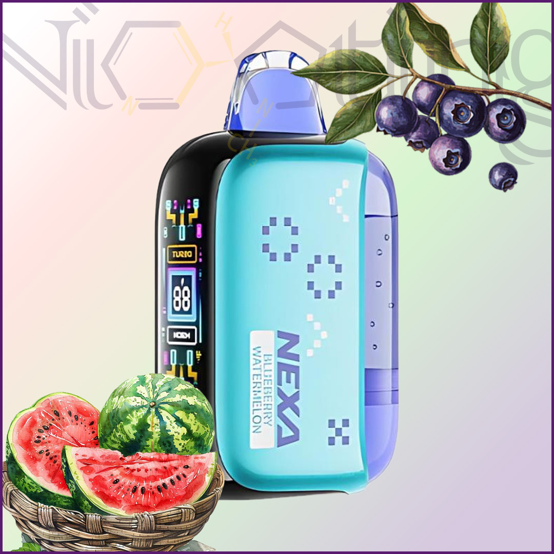Nexa Pix 35k Blueberry Watermelon پاد یکبار مصرف نکسا پیکس مخزن شفاف بلوبری هندوانه 35000 پاف(Nexa Pix 35k Blueberry Watermelon)