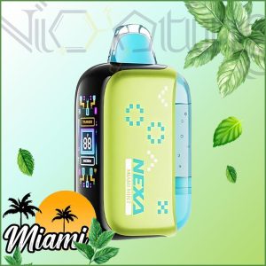 پاد یکبار مصرف نکسا پیکس مخزن شفاف نعنا میامی 35000 پاف(Nexa Pix 35k Miami Mint)