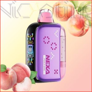پاد یکبار مصرف نکسا پیکس مخزن شفاف هلو 35000 پاف(Nexa Pix 35k Peach Dive)